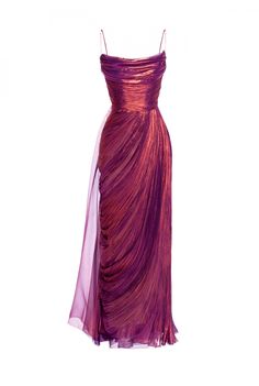 Regina Metalic Dresses 2023, Red Carpet Outfit Ideas, Red Gala Dresses, Pink Dress Fashion, Vintage Prom Dresses, Dresses Fancy, Fancy Fashion, Dress Business, Soiree Dress