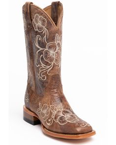 Shyanne Women's Lasy Western Boots - Square Toe, Brown Shyanne Boots, Womens Cowgirl Boots, Ariat Boots, Estilo Country, Roper Boots, Boots Square Toe, Cowboy Boots Women, Girls Boots, Kids Boots