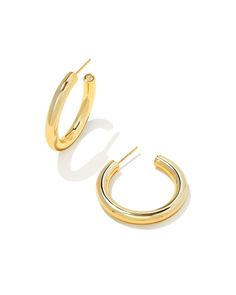 Kendra Scott Earrings, Earrings In Gold, Kendra Scott Jewelry, Elevate Your Look, Gold Collection, Gold Hoops, Gold Fashion, Gorgeous Earrings