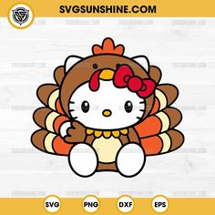 Turkey Hello Kitty SVG, Hello Kitty Fall SVG, Hello Kitty Thanksgiving SVG Hello Kitty Thanksgiving, Hello Kitty Svg, American Embroidery, 49 Birthday, Easter Embroidery Designs, Valentine Embroidery, Halloween Embroidery Designs, Easter Embroidery, Animal Embroidery Designs