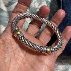 Nice Bracelet In Excellent Preloved Condition: Used ; View Pics Italian Bracelet, Italian Jewelry, Womens Jewelry Bracelets, Limited Time, Silver Gold, Conditioner, Women Jewelry, Bracelet, Silver