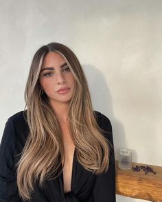 Rambut Brunette, Honey Brown Hair, Money Piece, Brunette Hair With Highlights, Dirty Blonde Hair, Honey Blonde Hair, Dark Blonde Hair, Brown Hair Balayage, Balayage Hair Blonde