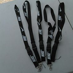 One Nike Lanyard For Sale Nike Lanyard, Black White Nike, Nike Accessories, White Nike, White Nikes, Nike Black, Card Holders, Men's Nike, Black Nikes