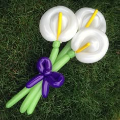 Balloon Creations, Balloon Art Decorations, Flower Out Of Balloons, Balloon Flower Tutorial, Balloon Flower Petals, Balloon Flowers Plant, Flower Twisting Balloons