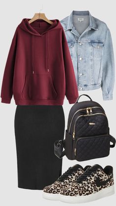 Pencil Skirt Outfits, Fashion Top Outfits, Fall Fit, Stylish Clothes For Women, Curvy Outfits