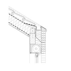 an architectural drawing of a stair case