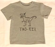 a t - shirt that says two - rex on it