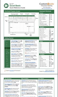 Free Excel Basic Cheat Sheet Computer Keyboard Shortcuts, Excel Cheat Sheet, Microsoft Excel Formulas, Computer Help