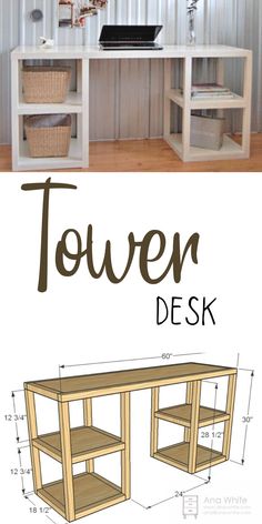 the plans for this desk are very easy to build and look like they could be built in