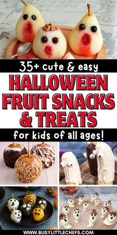 halloween fruit snacks and treats for kids of all ages