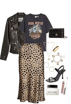 Animal Print Outfits, Leopard Print Skirt, Looks Street Style, Fashion Mistakes, 10 Pounds, Print Skirt, Edgy Outfits, Mode Inspiration