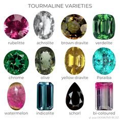 Tourmaline Properties, Tourmaline Jewelry, Pretty Stuff, Tourmaline Crystal, Gem Stones