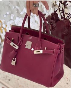 Rhode Raspberry, Hermes Birkin Bag 25, Birken Bag, Rhode Lip, Raspberry Jelly, Lip Tints, Statement Handbag, Hermes Kelly Bag