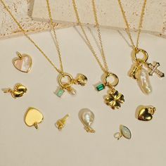 Effortlessly chic and versatile, Our Personalised Charm Necklaces is one of the most coveted pieces. Wear it alone, or layer it with our other necklaces to add a bit of glamour to your everyday outfit and for special outfits.  Your choice of gold-plated lowercase initials ( a-z ) or uppercase initials (A -Z ) or birthstone(s), and other charms ( see photos ) that hangs on a delicate 18-inch cable chain with lock clasp, you can also add one or up to 3 charms to your necklace. D E T A I L S - Mate Cheap Elegant Charm Necklace For Birthday Gift, Dainty Charm Necklace For Birthday, Dainty Clavicle Chain Necklace For May Birthstone, Minimalist Pendant Charm Necklace For Birthday, Gold Charm Necklace For Everyday - May Birthstone, Minimalist Charm Jewelry For Birthdays, Minimalist Jewelry With Charms For Birthday, Dainty Clavicle Chain Charm Necklace For Birthday, Minimalist Birthday Charm Necklace Pendant