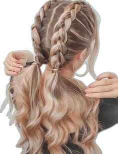 Cute Hairstyles For School, Braided Hairstyles Easy, Easy Hairstyles For Long Hair, Hairstyles For School, A Drawing