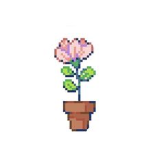 Pixel Plants, Cursor Png, Pixel Aesthetic, Easy Pixel Art, Pixel Drawing, App Pictures, Pix Art, Pinterest Diy Crafts, Pixel Art Games