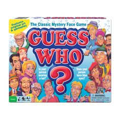 the classic mystery face game guess who? is available for pre - order on amazon