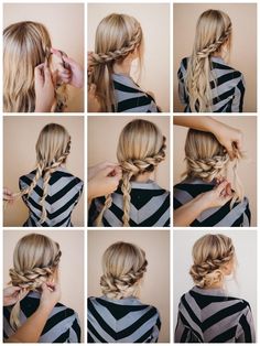 comment faire un chignon tressé bohème chic sur cheveux longs, coiffure romantique avec cheveux tressés Hoco Hair Styles, Romantic Hairstyles, Hoco Hairstyles, Hairstyles For Medium Length Hair Easy, Fishtail Braid, Peinados Fáciles Para Cabello Corto, Bridesmaid Hair Updo, New Hairstyle