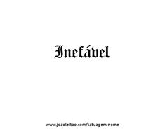 the word unefavel is written in black ink on a white background with an ornate font