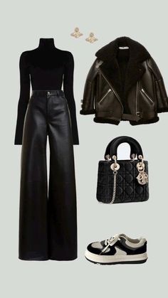 Jail Visit Outfit, Lederhosen Outfit, 00s Mode, Elegantes Outfit Damen, Stile Hijab, Mode Zara, Winter Fashion Outfits Casual, Everyday Fashion Outfits