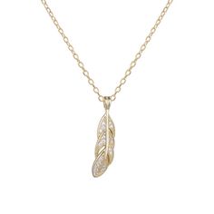 This stunning necklace features a feather shaped CZ diamond pendant. This adjustable cable chain pavé pendant is the perfect accent to style your outfit. Made in Gold Vermeil: a thick 18K gold layer on sterling silver. Materials: Sterling Silver, 18K Gold and CZ Diamonds Chain Length: 16-18 inches Chain Width: 1.2mm Pendant Size: 5.5mm x 23.2mm Style Your Outfit, Feather Pendant Necklace, Pave Pendant, Feather Jewelry, Feather Pendant, Diamond Chain, Wedding Jewellery Necklace, Stunning Necklace, Cz Diamond