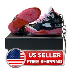 PLEASE READ BEFORE YOU PURCHASE Handcrafted and hand-painted 3D Mini Sneaker Keychains inspired some of the most coveted sneakers ever produced Materials as ABS Plastic (Soft Plastic) All Shoe keychain size is about 2 1/2 (L) x 1" (W) x 2" (H) The shoe Tongue is movable, it is not cracked or broken. Random shoe box styles will be given, if you have a preference please get in touch with me. These are all handmade and hand-painted with better paint, if you want to find a lower price please seek lower quality, my key chains have better quality and the price is firm on eBay. We've been selling these key chains for 3+ years, and have the most styles and best quality with super fast shipping.  Search OCEANLUMINE on any search engine to visit us!   CLICK ME FOR MORE STYLES    Disclaimer Product p Keychain Jordan, Shoe Keychain, Beautiful Disaster, Soft Plastic, Box Gift, Cool Paintings, Key Chains, Shoe Box, Gift Bags