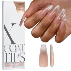 IDEAL FOR FRENCH TIP CAT EYE MANICURE: Only 160pcs French nails are included. btartboxnails French Tip Nails(top coat required) bring you netural colors and classic designs. Get ready for with one bulider gel and one top coat. Then you can create your unique design in fewer steps.
PATENTED TIP PRIMER & BASE COAT COVER: btartboxnails XCOATTIPS press on nails Coffin (top coat needed) come with pre-applied tip primer & base coat cover, which makes the bottom and top are pre-etched. The newest technology can remove the nail grease in advance for glue and polish stronger adhesion letting your nails can last more than 28 days.
SUPER TIME & MONEY SAVING: These XCOATTIPS soft gel nail tips come with pre-applied tip primer & base coat cover. Even beginners can create salon-like nail extension withi French Tip Cat Eye, Nails Almond Christmas, Soak Off Acrylic Nails, Cat Eye Manicure, Eye Manicure, Press On Nails French Tip, Almond Nail Tips, Press On Nails French, Christmas Press On Nails