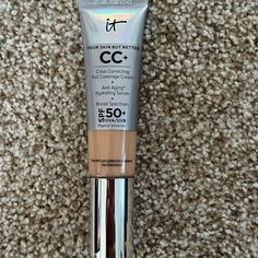 Never Opened, Full Size, It Cosmetics Cc Cream Shade Medium Brand New, I Bought Recently, I Just Don’t Use This Product Anymore! Applying It Cosmetics Cc Cream, It Cc Cream Swatches, It Cosmetics Cc Cream, Physical Sunscreen, Glow Foundation, Medium Skin Tone, It Cosmetics, Hydrating Serum, Best Foundation