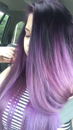 Purple Hair Color Highlights, Pastel Dark, Hair Highlights And Lowlights, Hair Color Burgundy, Beautiful Hair Color, Ombré Hair, Super Hair, Hair Color Purple