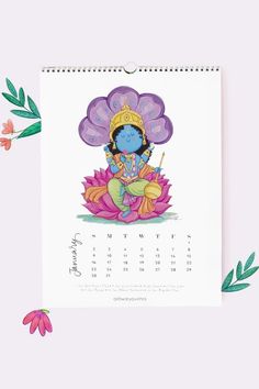 Calender Ideas, Golden Retriever Art, Calendar Art, Pokemon Sketch, Mandala Art Therapy, Indian Painting