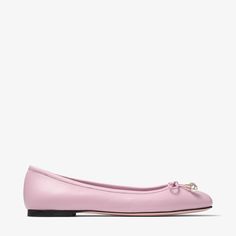 The Elme is a classic style crafted from luxe Nappa leather. This timeless ballerina shoe is effortlessly elegant, complemented by a pearl and crystal-adorned bow and our signature Jimmy Choo emblem. Elegant Sneakers, Shoes Luxury, Ballerina Shoes, Leather Bows, Jimmy Choo Shoes, Ballerina Flats, Mens Fragrance, Women Fragrance, Beauty Gift