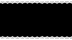 a black and white border with an ornate design