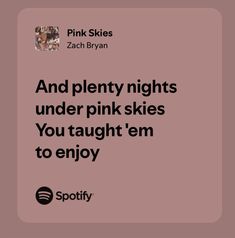 pink skies and plenty nights under pink skies you taught'em to enjoy cover art