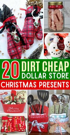 20 diy cheap dollar store christmas presents