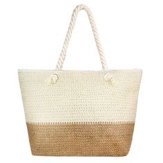 large, oversize beige and tan straw beach bag with zipper and rope handles Beachy Sand-colored Straw Bag, Trendy Beige Crochet Bag For Beach, Trendy Beige Crochet Beach Bag, Beige Lightweight Straw Bag For Beach, Beige Straw Bag With Large Capacity For Beach Season, Lightweight Beige Straw Bag For Beach, Beige Large Capacity Straw Bag For Beach Season, Large Capacity Beige Straw Bag For Beach Season, Lightweight Beige Straw Bag For Beach Season