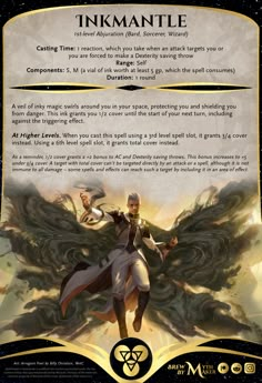 the back cover to an upcoming card game