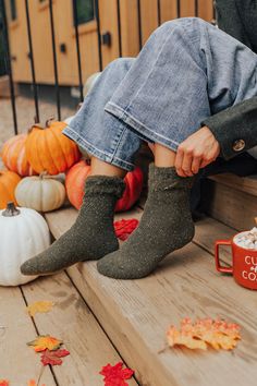 - Nothing is better than cozy socks and hot cider on a cool day! - Ultra warm thick material - Can be worn rolled - A fitted silhouette Warm Socks For Stocking Stuffer In Fall, Cozy Outdoor Socks For Fall, Warm Comfortable Fall Socks, Snug Casual Socks For Fall, Casual Snug Socks For Fall, Warm Comfortable Socks For Fall, Comfortable Soft Knit Socks For Fall, Comfortable Socks For Fall, Cozy Super Soft Socks For Fall