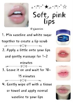 #GlowLips #LipGlow #LipCare #LipTint #LipStain #LipGloss #LipPlumper #LipTreatment #LipBeauty #LipGoals #LipPerfection #LipColor #LipHydration #LipMoisturizer #LipShine #LipLuminizer #LipEnhancement #LipNourishment #LipRevival #LipRadiance #LipGlowing #LipMakeup #LipRoutine #LipHealth #LipTransformation#tiktok #glowupchallenge #glowup #glowuptips #tips#lips #tips #beautycare #wonyoungismtips Soft Pink Lips, Beginner Skin Care Routine, Diy Skin Care Routine, Good Skin Tips, Smink Inspiration, Basic Skin Care Routine, Perfect Skin Care Routine