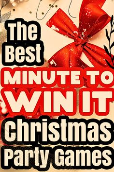 Looking for Christmas Eve games that are perfect for all ages? These Minute to Win It Christmas games will keep the whole family entertained and add a festive touch to your Christmas party activities. Save this pin so you can easily plan your next holiday gathering! Christmas Games For All Ages, Minute To Win, Friends Together