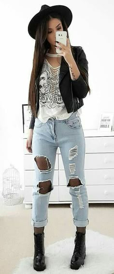 Comprar Teenage Fashion Trending, Fall Trends Outfits, Trendy Fall Outfits, Street Outfit, Fashion Korean, Black Hat, Mode Vintage, Looks Style