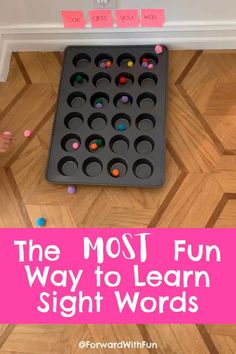 the most fun way to learn sight words