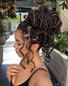 Loc Updo, Starter Locs, Loc Styles, Happy Sunday, Fall Vibes, Locs, Natural Hair Styles, Twist, Hairstyles