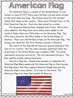 an american flag is shown with the poem written in it's uppercase and lowercase