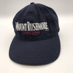 Nwt Mt. Rushmore National Memorial 1927-1941 Navy Blue Baseball Cap. Adjustable Lightweight Cotton Hat. New With Tag. Smoke Free. Please Check All Photos For Condition. I Always Carefully Package And Ship Out Immediately. If You Have Any Questions Please Reach Out. Pair In Photos Is The Exact Pair You Are Purchasing. Make Sure To Follow. I Post Daily And Offer Combined Or Bundle Pricing. Blue Baseball Cap, Tactical Hat, Mt Rushmore, Flex Fit Hats, Outdoor Cap, Running Hats, Black Snapback, Denim Hat, Panel Hat