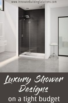 the luxury shower designs on a tight budget are easy to make it easier for you to use