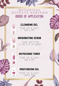 Mary Kay Order Of Application, Mary Kay Facebook Party, Mary Kay Quotes, Mary Kay Facial, Mary Kay Botanical Effects