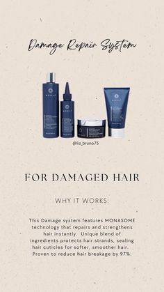 Monat Hair Care Systems, Damage Repair Line Monat, Monat Systems, Over Processed Hair, Monat Skincare, Monat Products, Shampoo Packaging