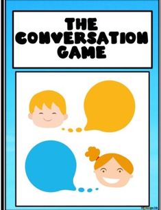 the conversation game with two people talking to each other