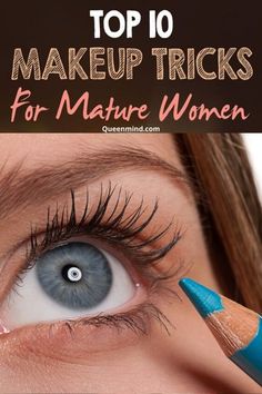 Makeup For Small Eyes, Makeup Over 50, Makeup Tips For Older Women, Oil Makeup Remover, Makeup For Older Women, Simple Makeup Tips, Eye Makeup Techniques, Face Makeup Tips, Makeup Mistakes