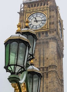 the big ben clock tower towering over the city of london